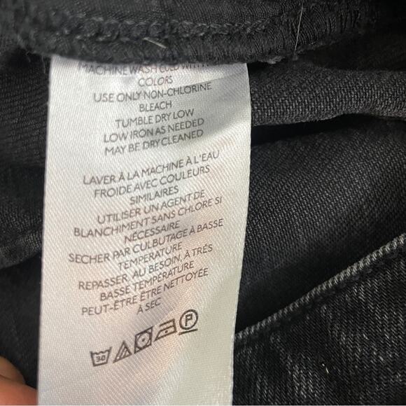 Anthropologie Pilcro The Skipper Washed Black Wide Leg Crop Jeans - Picture 10 of 10